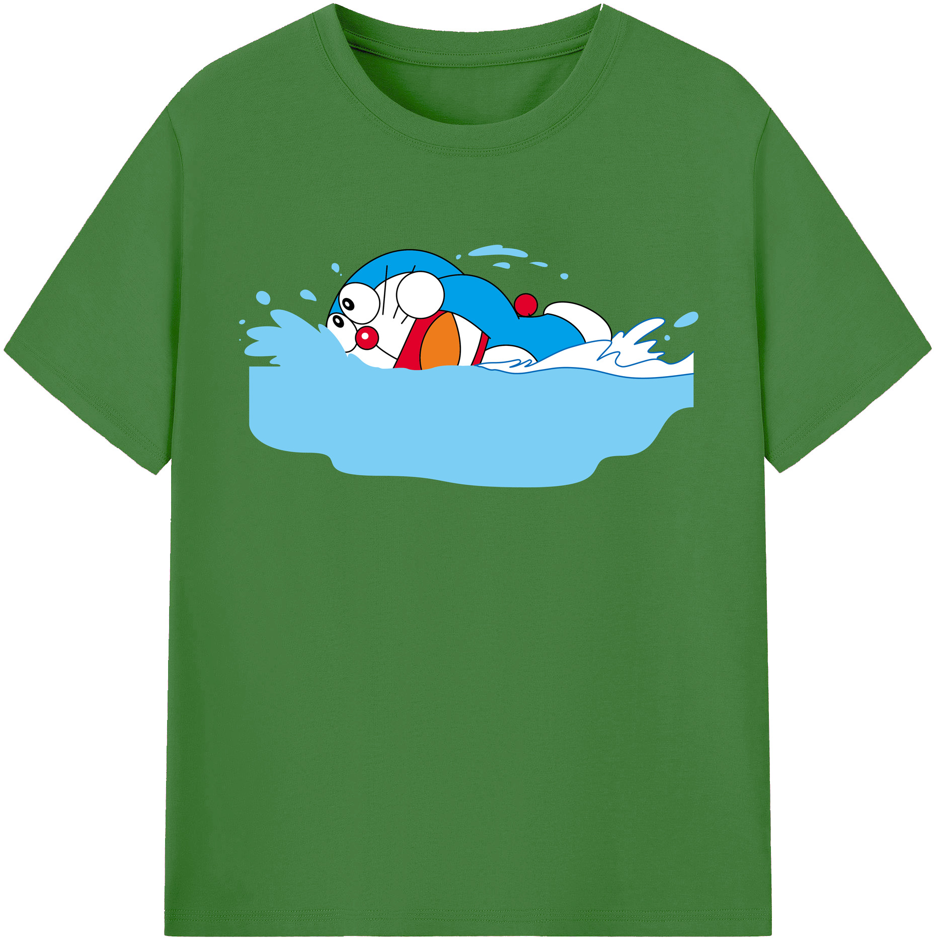 （画像用） ドラえもん Doraemon レディースカジュアルプリントTシャツ（綿100％）